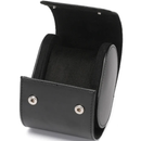 Porta Relógios de Couro Preto 1 Lugar